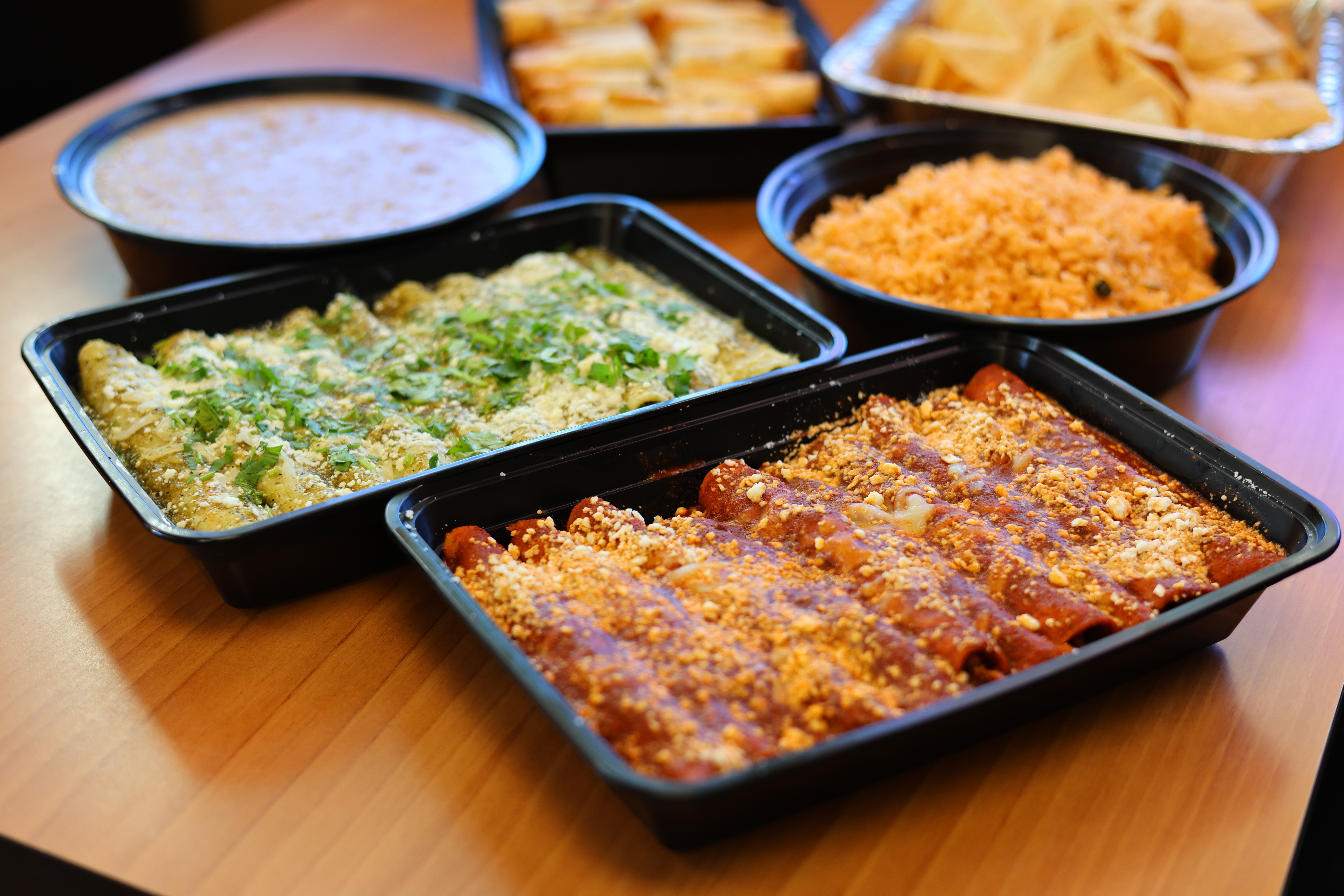 Enchilada pack deal catering tray