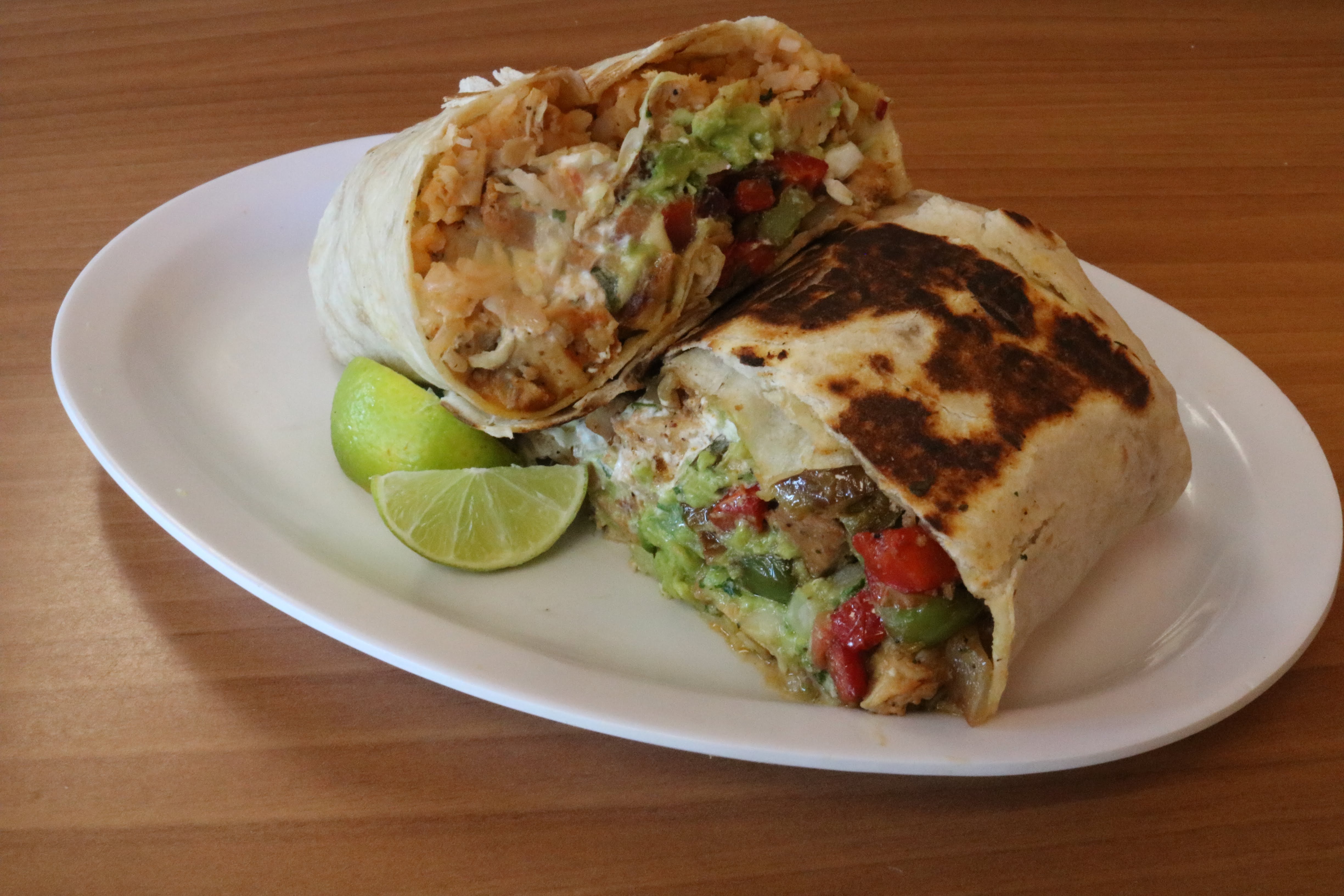 Carne Asada Burrito with Guacamole