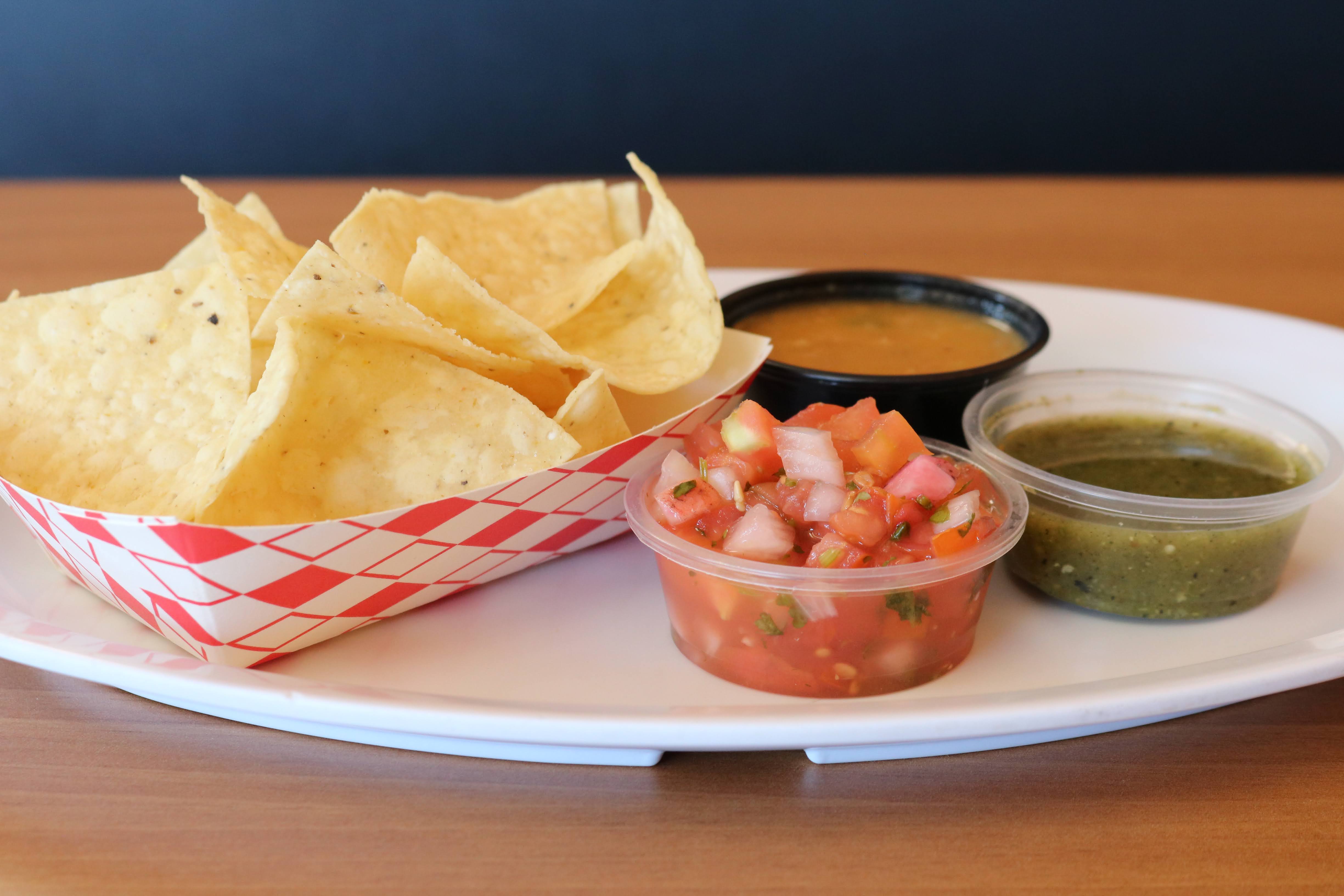 Chips, Pork Beans, and Salsa